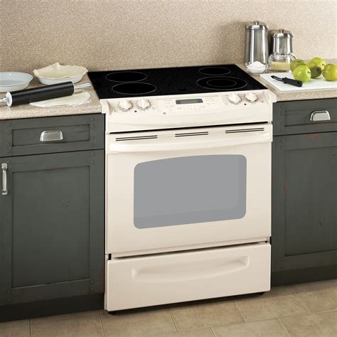 Ge applainces - Find an Electric Range That Fits Your Style and Needs. Whether you’re designing a new kitchen or replacing your old appliance with a new electric oven, we’ve got you covered with a wide selection of ranges. Choose from 24”, 27”, and 30” cabinet widths to find the perfect fit for your kitchen. Explore various finish options like slate ... 
